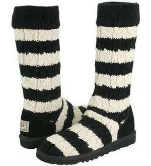 Classic Tall Stripe Cable Knit